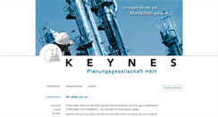 Desktop Screenshot of keynes.de